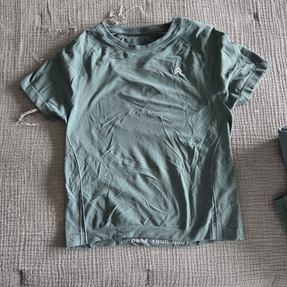 Oner Active Women's Short Sleeve Top in Teal Green